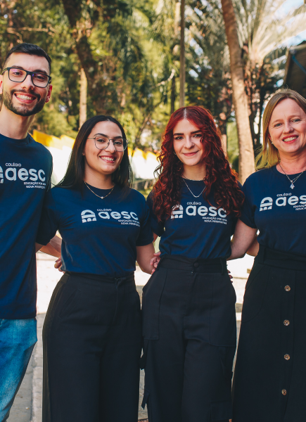 Fachada do colégio AESC