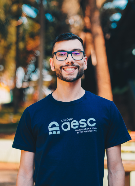 Imagen area da fachada do colégio AESC